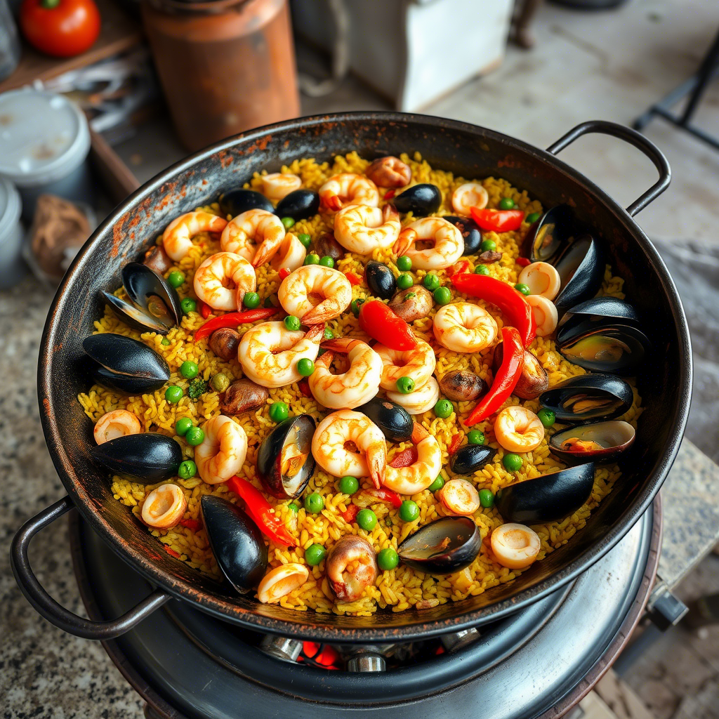 Paella marinera