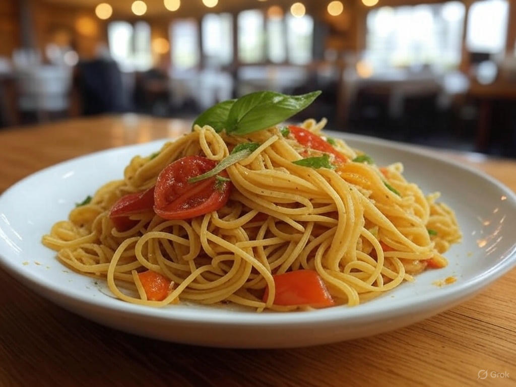 Plato de pasta fresca de La Trattoria